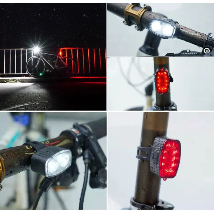 Set punjivih lampi za bicikl slika 4