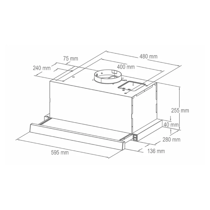 Aspirator TWISTER nerđ. čelik 105W slika 3