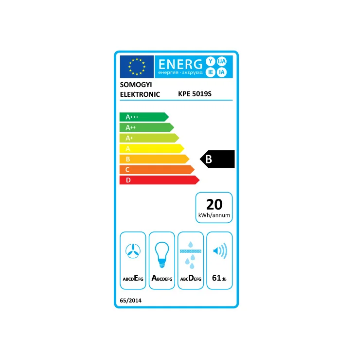 Aspirator STORM nerđ. čelik 38W slika 4