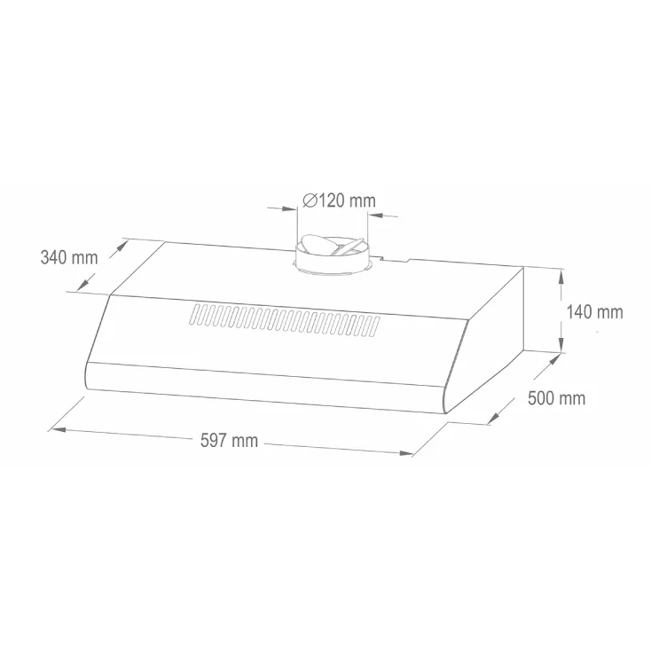 Aspirator TORNADO crni 38W slika 3