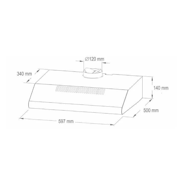 Aspirator HURRICANE crni 200W slika 3