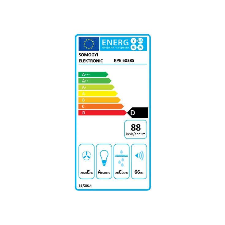 Aspirator HURRICANE nerđ. čelik 200W slika 4