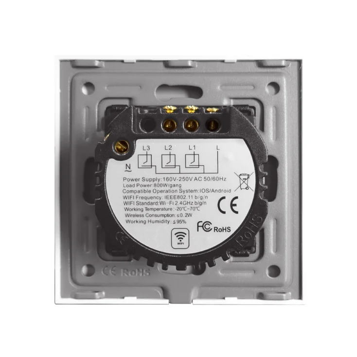 Wi-Fi smart prekidač svetla bez N provodnika 2x10A slika 2