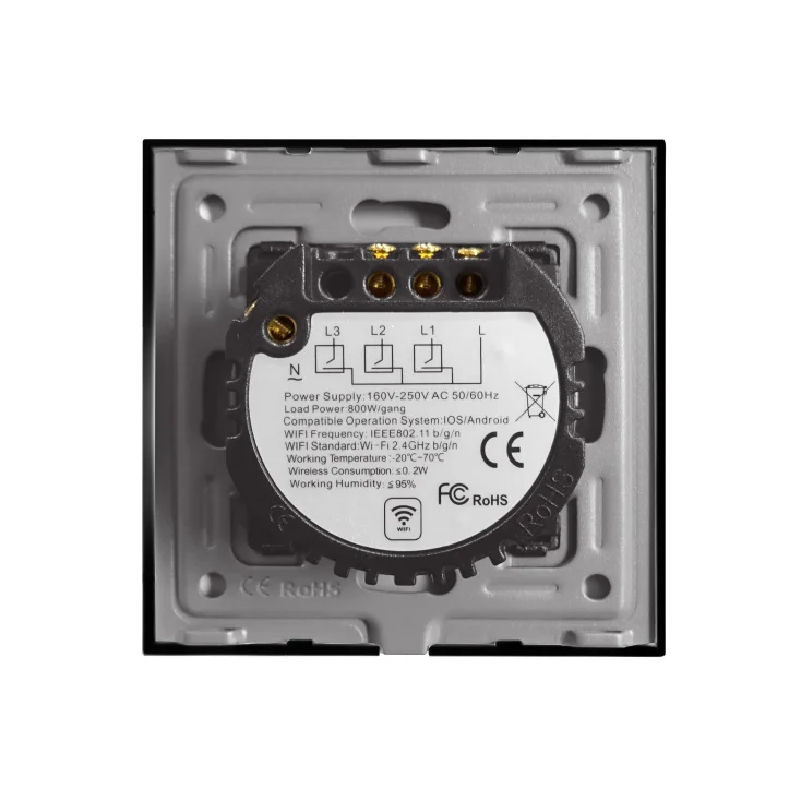 Wi-Fi smart prekidač svetla bez N provodnika 2x10A slika 2