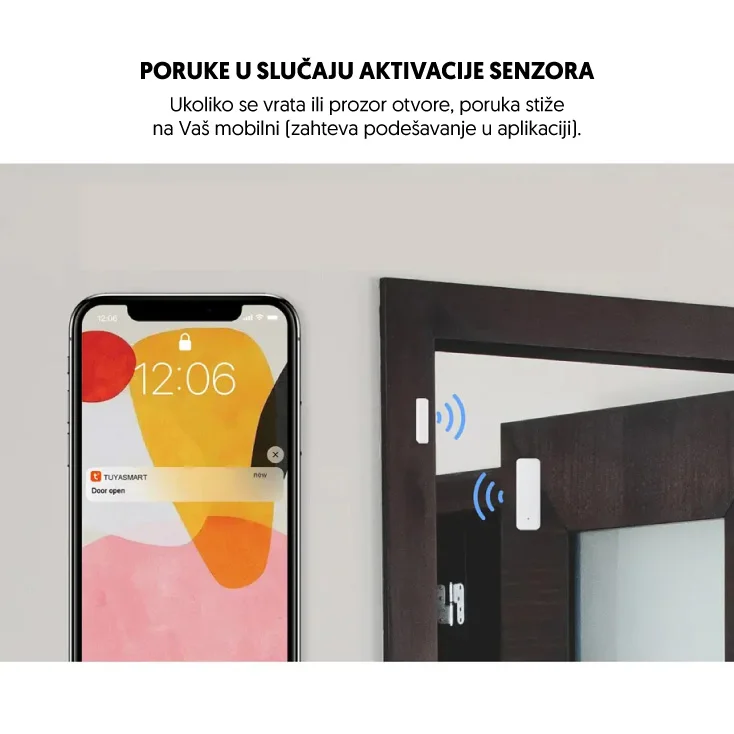 Wi-Fi smart prekidač za vrata i prozore slika 4