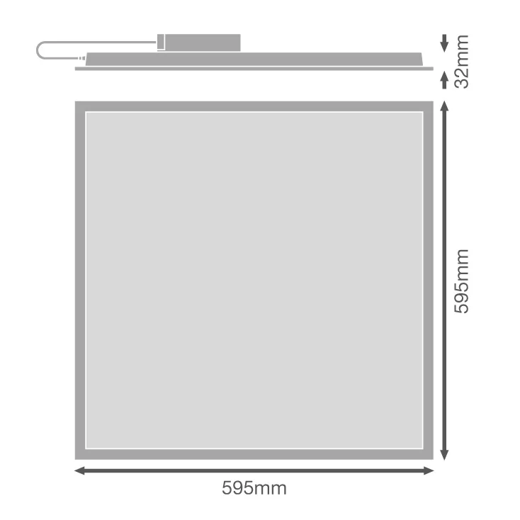LED panel 40W hladno beli LEDVANCE slika 4