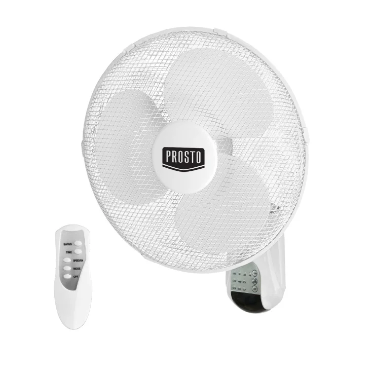 Zidni ventilator sa daljincem, 40cm, 50W slika 1