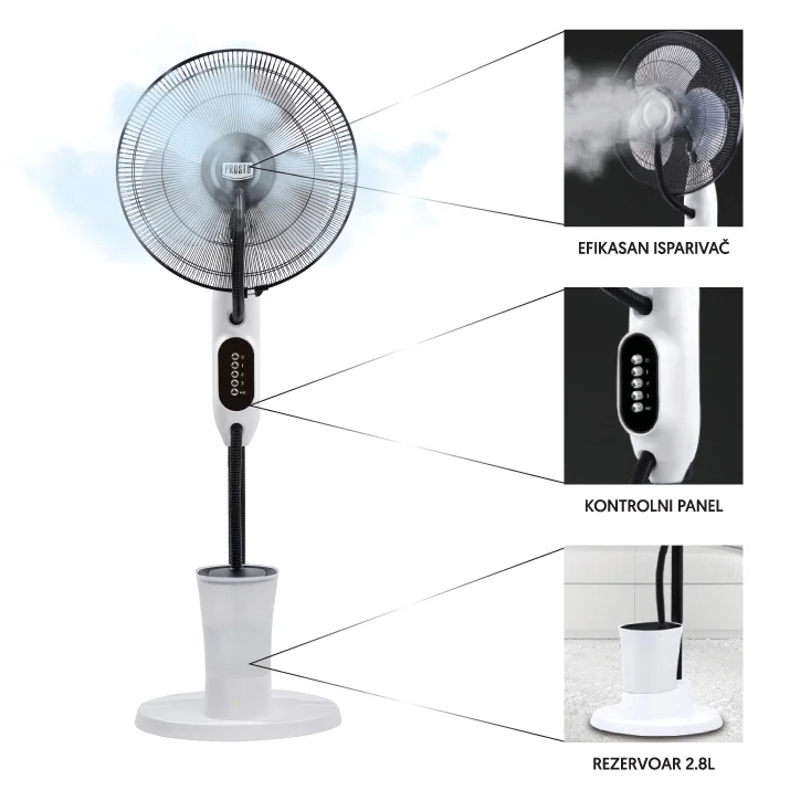 PROSTO ventilator sa isparivačem vode slika 3