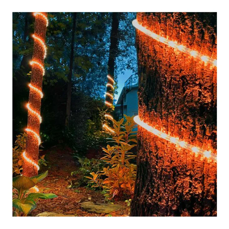 Narandžasto svetleće LED crevo slika 2