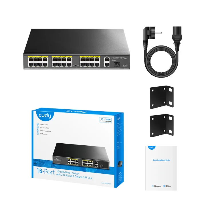 POE LAN svič sa 16 portova slika 4