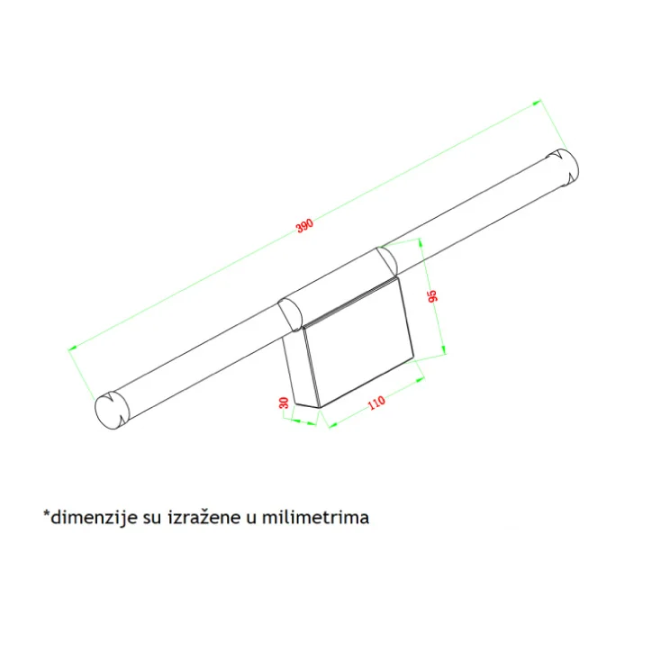 Zidna LED lampa 7W slika 2