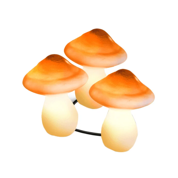 Solarna baštenska lampa "pečurka" - 3 kom. slika 1