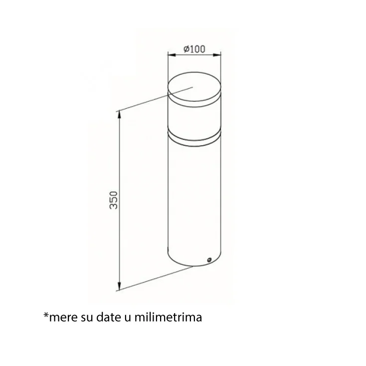 Stubna LED lampa 12W toplo bela slika 4
