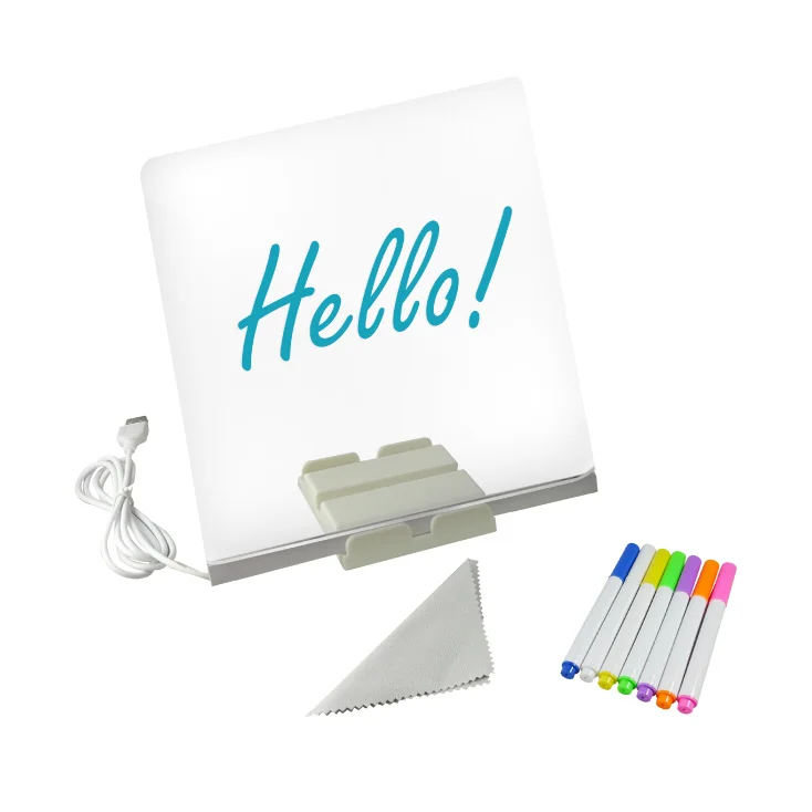 LED akrilna tabla za crtanje 20x20cm slika 1
