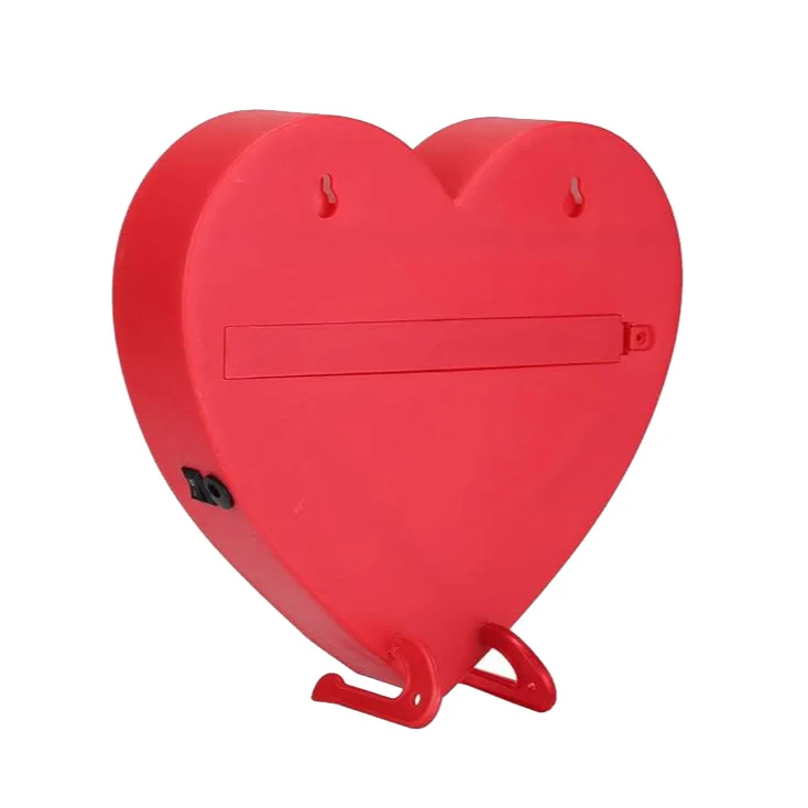 LED tabla u obliku srca za poruke slika 2