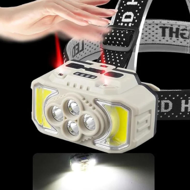 LED naglavna punjiva lampa sa PIR senzorom slika 4