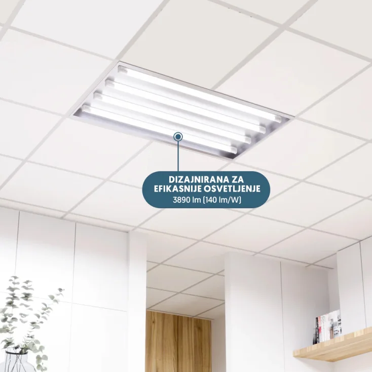 High Lumen LED cev za armature 28W 120cm 6500K slika 4