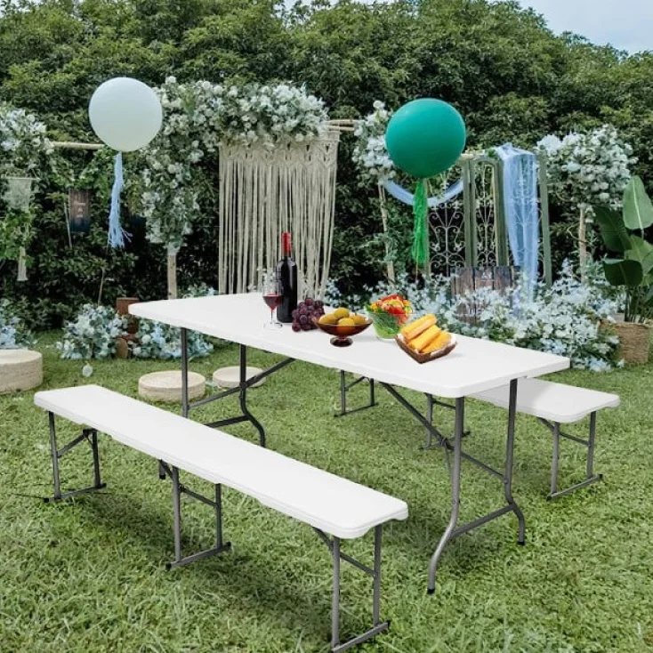 Sklopiva klupa 183x28x43cm slika 4