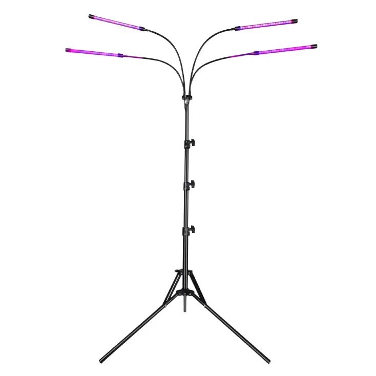 Četvorostruka lampa za biljke 16W slika 1