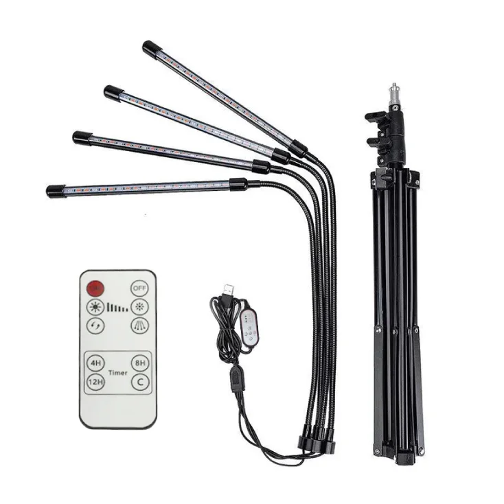 Četvorostruka lampa za biljke 16W slika 2