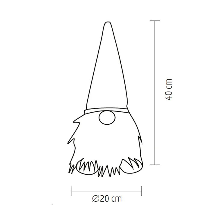 Dekorativna figura vilenjak 40cm slika 3