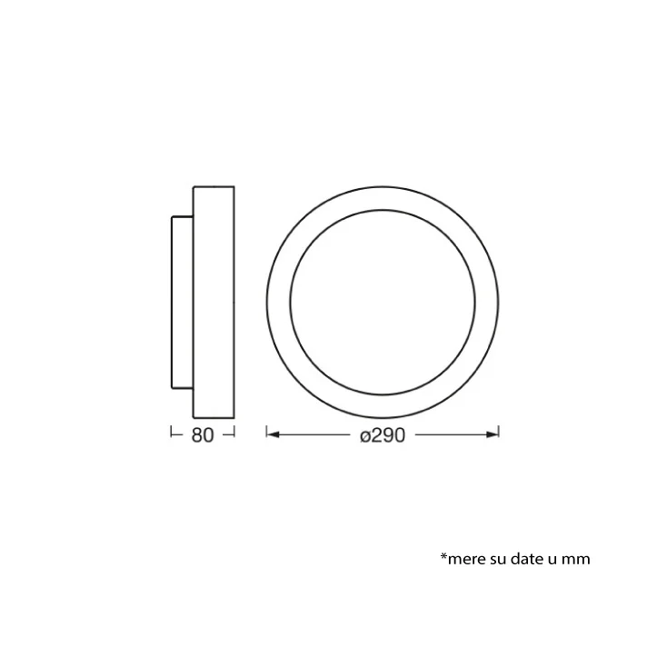 LEDVANCE plafonjera 2xE27 slika 4