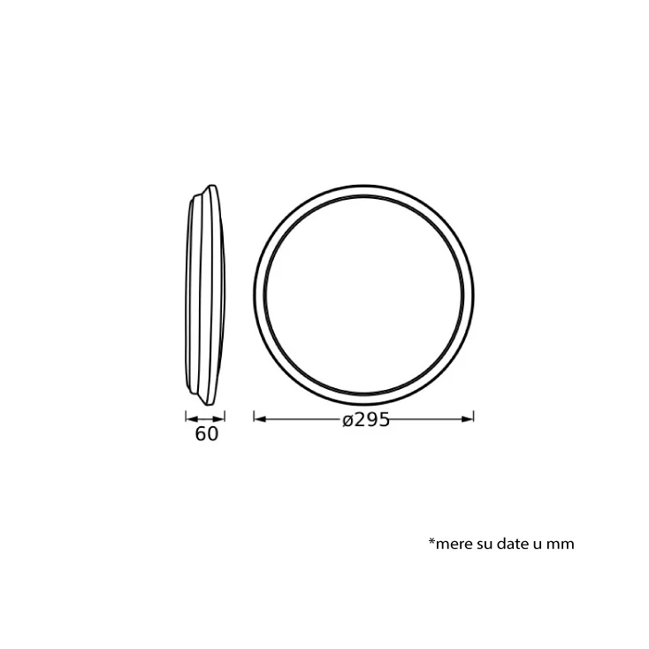 LEDVANCE LED plafonjera 16W toplo bela slika 4