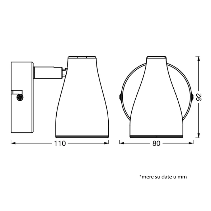 LEDVANCE spot lampa 1xGU10 slika 4