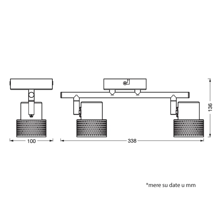 LEDVANCE spot lampa 2xGU10 slika 4