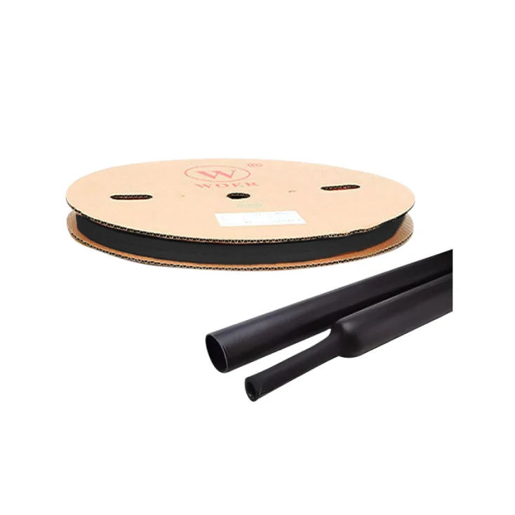 Termoskupljajući bužir 4mm crni 200m slika 1