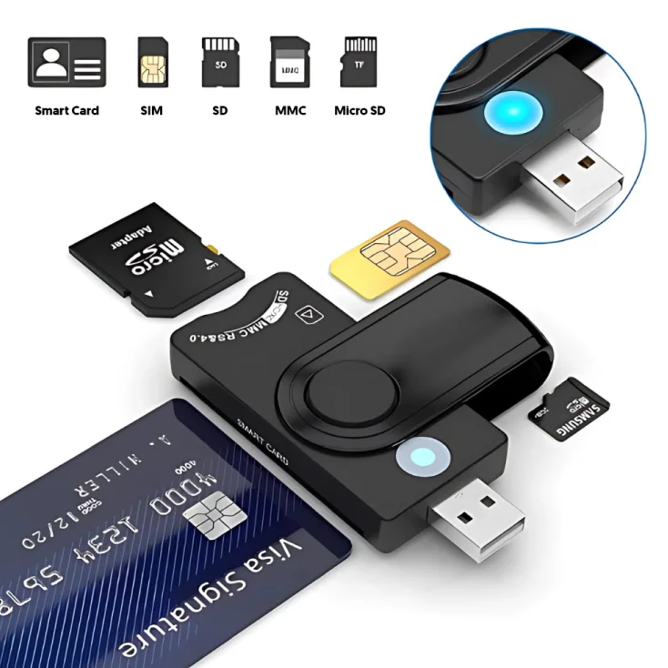 Čitač ID, SIM i memorijskih kartica slika 1