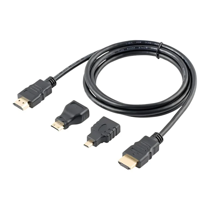 HDMI kabel V1.4 1.5m sa adapterima slika 1