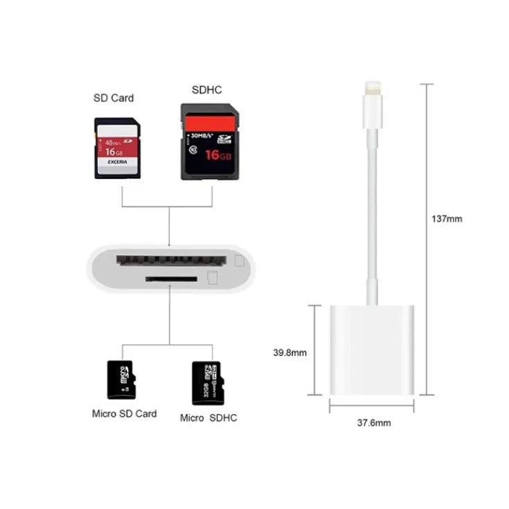 Lightning čitač kartica slika 2