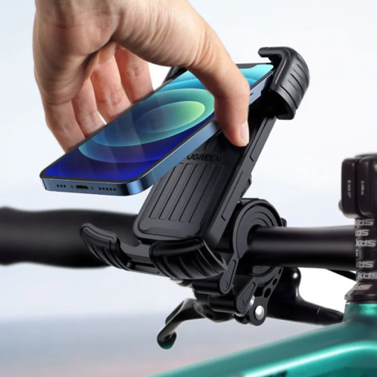 Držač za prenosne uređaje za biciklu, motocikl slika 2