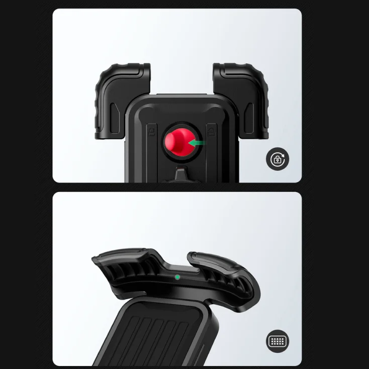 Držač za prenosne uređaje za biciklu, motocikl slika 4